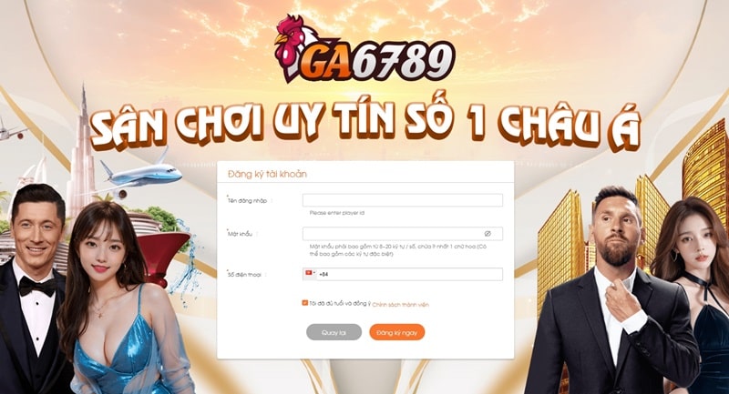 Hướng dẫn cách đăng ký Ga6789 nhanh chóng, thành công 100% - Ga6789